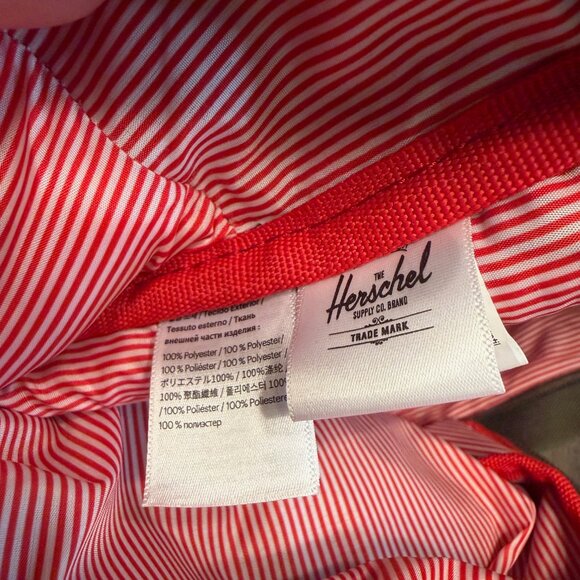 Herschel Pop Quiz Backpack, Green/White, Classic 22L - Picture 2 of 12